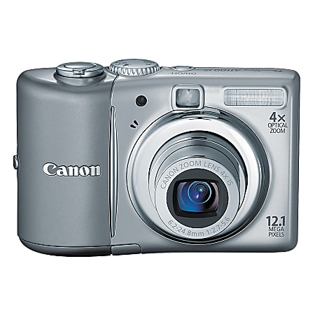 Canon PowerShot A1100 IS 12.1-Megapixel Digital Camera, Silver