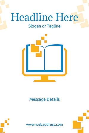 Custom A-Frame Sign, Digital School Book