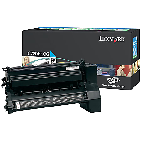 Lexmark™ C780H1CG Return Program Cyan Toner Cartridge