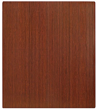 Anji Mountain Bamboo Roll-Up Chair Mat, 48&quot; x