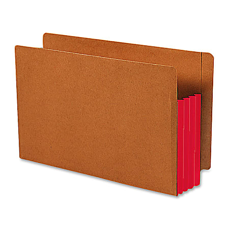 Smead® Redrope End-Tab File Pockets With Gussets, Legal