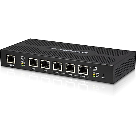 Ubiquiti EdgeRouter ERPoe-5 Router - 5 Ports - Management Port - SlotsGigabit Ethernet - Desktop, Wall Mountable