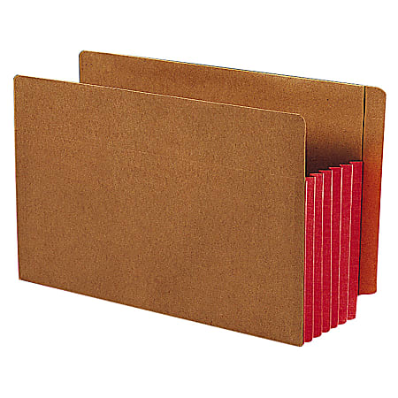 Smead® Redrope Extra-Wide End-Tab File Pockets, Legal Size,