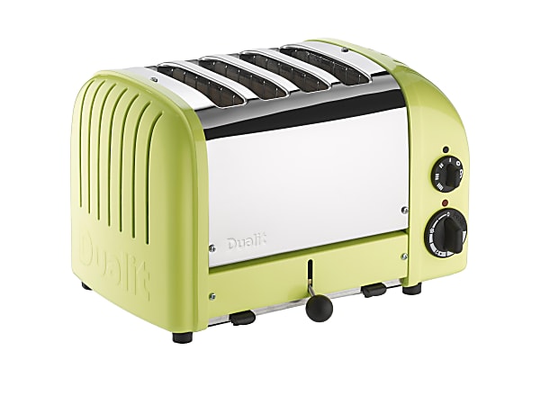 Dualit NewGen Extra-Wide Slot Toaster, 4-Slice, Lime Green