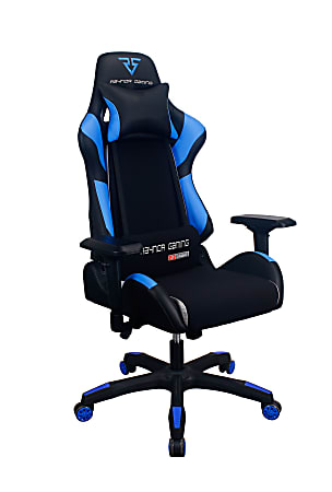 Raynor® Energy Pro Gaming Chair, Black/Blue
