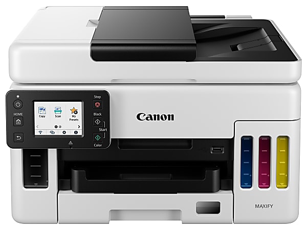 Canon® MAXIFY® GX6021 Wireless MegaTank Small Office Inkjet All-in-One Color Printer