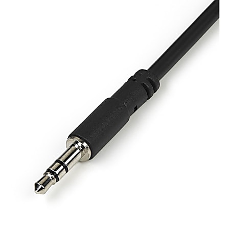 Audio cable with 3.5mm male jack and two female RCA connectors