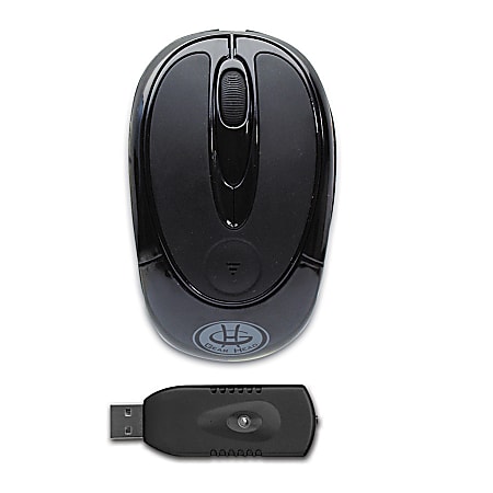 Gear Head Wireless Optical Mouse, black