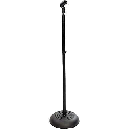 Pyle Compact Base Microphone Stand, Black
