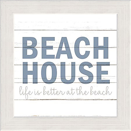 Timeless Frames® Coastal Wall Art, 12" x 12", Beach House