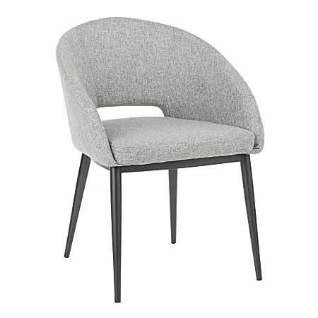 LumiSource Renee Chair, Black/Gray