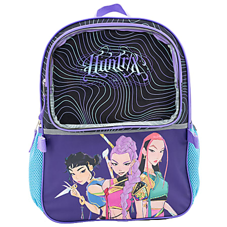 Accessory Innovations K-Pop Demon Hunters Backpack Set With 15.6" Laptop Pocket, Black