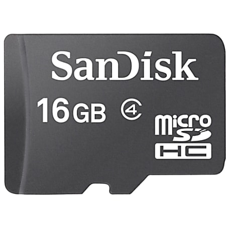 SanDisk 16GB microSD High Capacity (microSDHC) Card