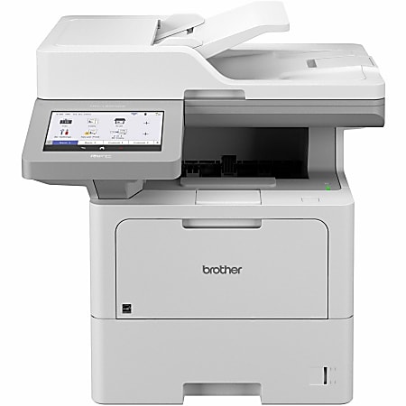 Brother MFC-L6915DW Wireless Laser Multifunction Printer - Monochrome - Copier/Fax/Printer/Scanner - 52 ppm Mono Print - 1200 x 1200 dpi Print - Automatic Duplex Print - Up to 160000 Pages Monthly - Color Flatbed/ADF Scanner - 1200 dpi Optical Scan -