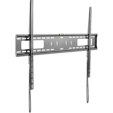 StarTech.com Flat Screen TV Wall Mount - Fixed - For 60" to 100" VESA Mount TVs - Steel - Heavy Duty TV Wall Mount - Low-Profile Design - Fits Curved TVs