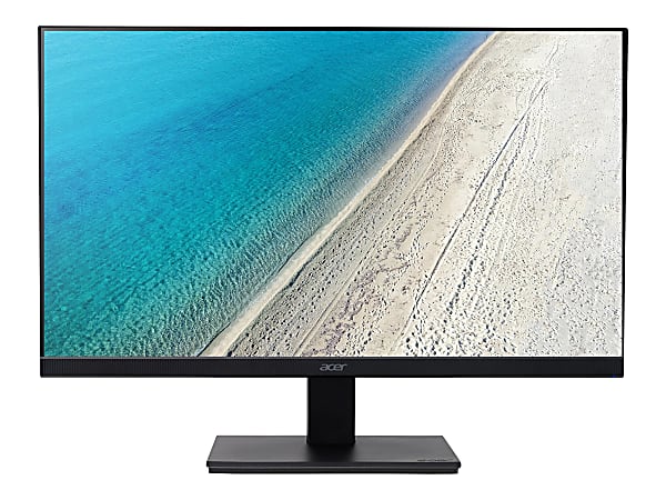 Acer V247YU - LED monitor - 23.8" - 2560 x 1440 WQHD @ 75 Hz - IPS - 300 cd/m² - 1000:1 - 4 ms - 2xHDMI, DisplayPort - speakers - black