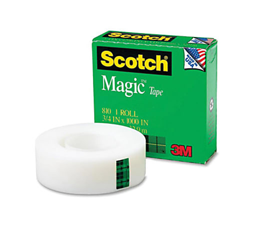Scotch® Magic™ Tape, 0.75" x 83.33', Clear