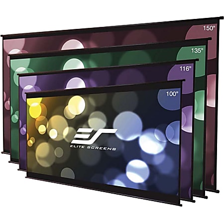 Elite Screens? DIY Wall 2 Series - 100-inch 16:9, Do-It-Yourself Indoor & Outdoor Wall Projection Screen, Model: DIYW100H2"