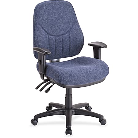 Lorell Baily Series High Back Multi Task Chair Blue