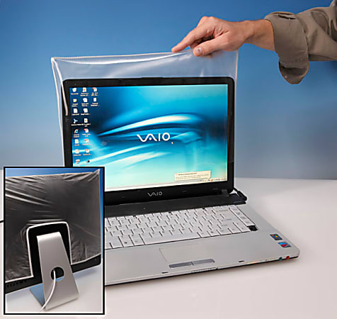 Viziflex Biosafe Anti-Microbial Laptop Screen Cover - Supports Monitor - Antimicrobial