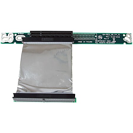 StarTech.com PCI Express Riser Card x8 Left Slot Adapter 1U with Flexible Cable - 1 x PCI Express x8