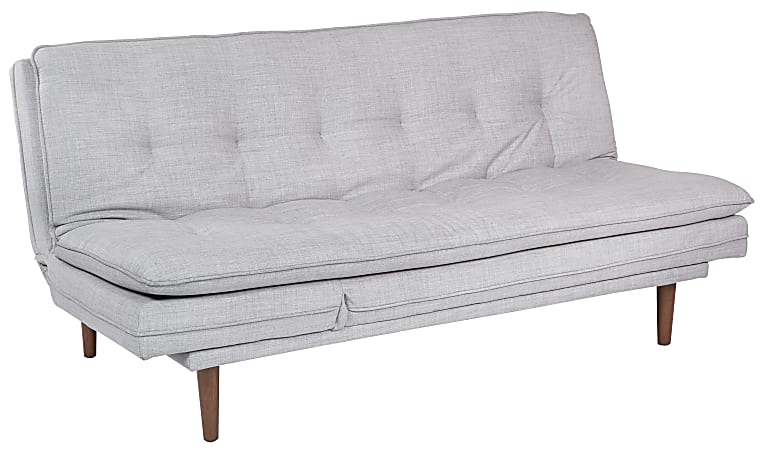 Ave Six Spencer Futon, Milford Dove Gray/Coffee