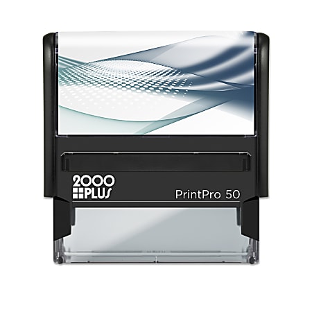 Custom 2000Plus PrintPro 50PM Self-Inking Stamp, 15/16" X 2-11/16", Rectangle Monogram