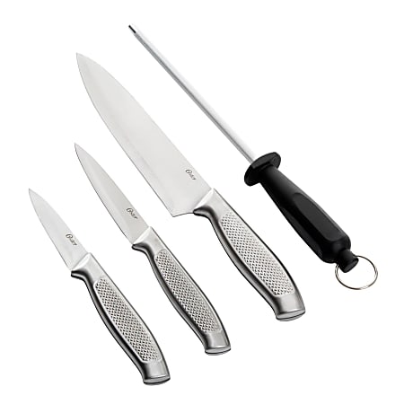 Oster Slice Craft 3 Piece Stainless Steel Cutlery Set in Black