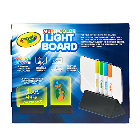 Crayola Light-up Tracing Pad Blue Coloring Board for Kids, Gift