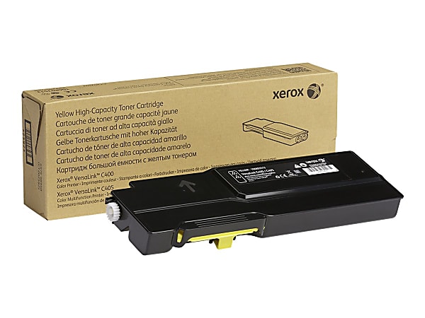 Xerox Original High Yield Laser Toner Cartridge - Yellow - 1 Each - 4800 Pages