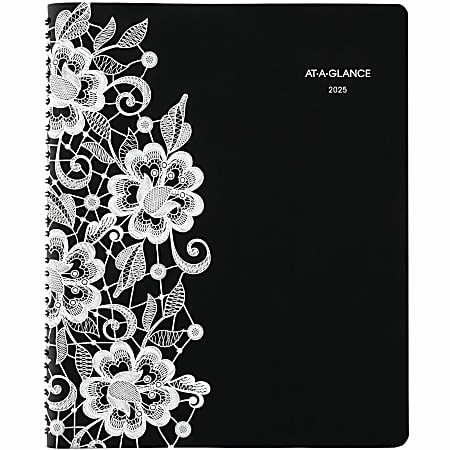 At-A-Glance Lacey Weekly/Monthly Planner - Professional - Julian Dates - Weekly, Monthly, Daily - 1 Year - January 2022 till January 2023 - 7:00 AM to 8:00 PM