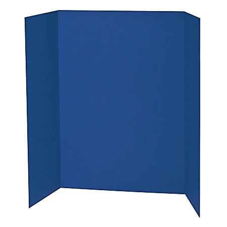 Pacon® Tri-fold Presentation Board, 48W x 36H, Black, 24/Carton