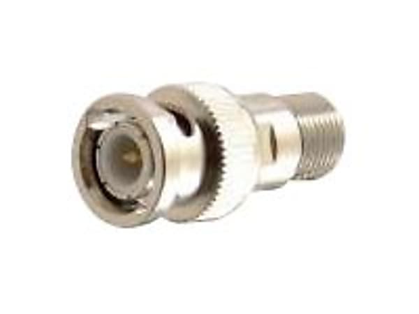 C2G - Adapter - BNC male to F connector female - coaxial - silver