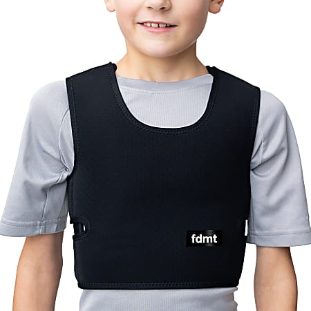 FDMT Deep Pressure Vest, Medium, Black, Grades 5 – 8