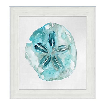 Timeless Frames® Coastal Wall Art, 10" x 10", Aqua Sand Dollar