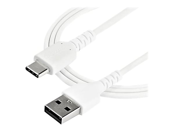 StarTech.com 2 m / 6.6ft USB 2.0 to USB C Cable - High Quality USB 2.0 Cable - USB Cable - White - USB Data Transfer Cable (RUSB2AC2MW)