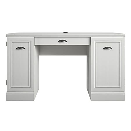 Ameriwood™ Home Delaney 54"W Double-Pedestal Desk, White