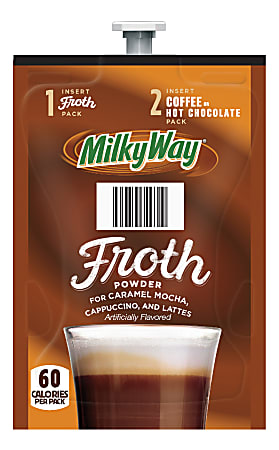 Milky Way Froth Single-Serve Freshpacks, 0.42 Oz, Pack Of 72 Freshpacks