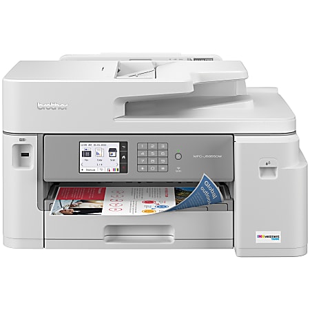 Brother® INKvestment Tank MFC-J5855DW Inkjet All-In-One Color Printer With Ink