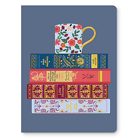 Studio Oh! Medium Coptic-Bound Journal, 8-11/16” x 6-1/2”, 1 Subject, College Rule, 192 Pages, Fully Booked