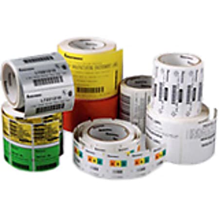 Intermec DuraTRAN II E12362 Thermal Label - 4 1/4" Width x 3" Length - Permanent Adhesive - Rectangle - Thermal Transfer - White - Synthetic, Paper - 1920 / Roll - 8 / Case