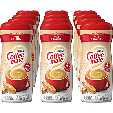 Nestlé® Coffee-mate® Coffee Creamer Original - 22oz Powder Creamer - Original Flavor - 1.37 lb (22 oz) - 12/Carton