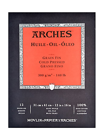 Arches® Oil Pad, 12" x 16"