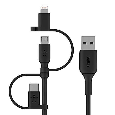 Belkin All-in-One USB-A Cable, Black