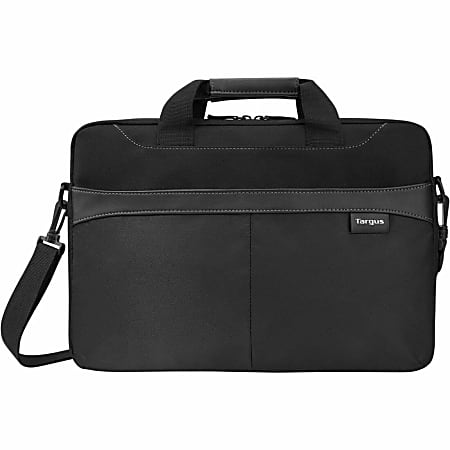 Targus&reg; Slipcase Business Casual Slim Briefcase With 15.6" Laptop Pocket, 13"H x 16"W x 2-1/16"D, Black