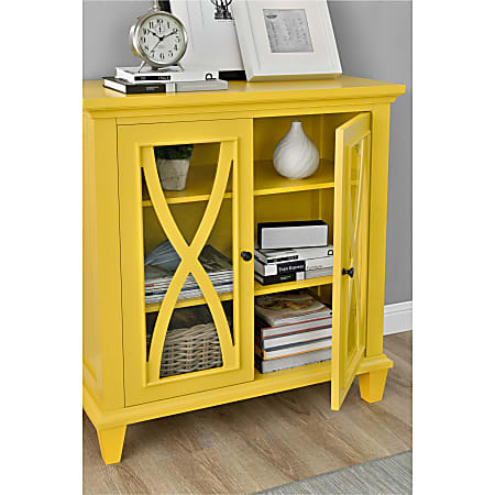 安い Ameriwood 3 Cabinet Accent Door Double Ellington Home ジャケット・アウター