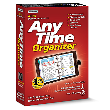 AnyTime® Organizer Deluxe 15, Download Version