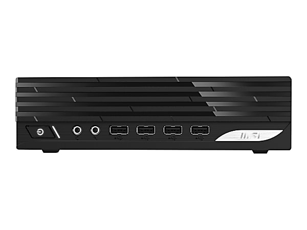 MSI PRO DP21 11MA-215US Desktop Computer - Intel Core i5 11th Gen i5-11400 (6 Core) 2.60 GHz - 8 GB RAM - 250 GB M.2 PCI Express NVMe SSD - Black - Intel H510 Chip - Windows 11 Pro 73020 W