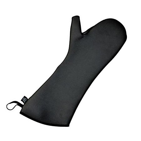 San Jamar Neoprene Oven Mitt, 13", Black