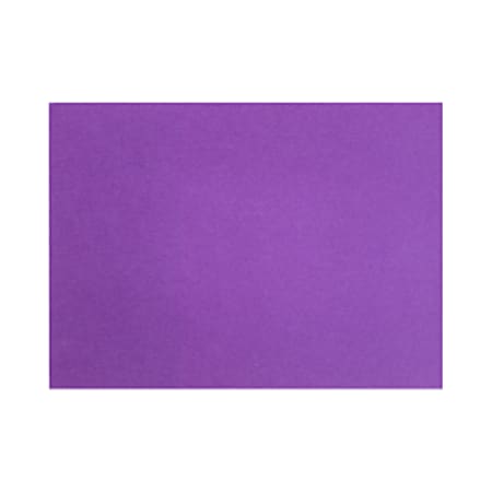 LUX Flat Cards, A9, 5 1/2" x 8 1/2", Purple Power, Pack Of 250
